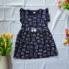 Girls frock (truck - blue)