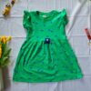 20250427_144011 Girls frock (Dino - Bright green)