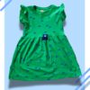 4 Girls frock (Dino - Bright green)