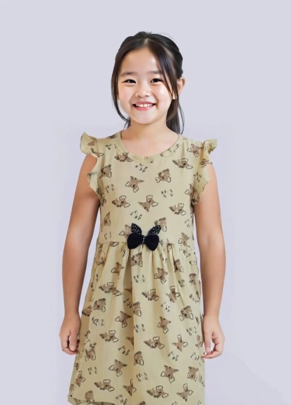 FitRoom.app_1748494361276~2 Girls frock (Teddy bear - Beige)