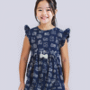 Girls frock (truck - blue)
