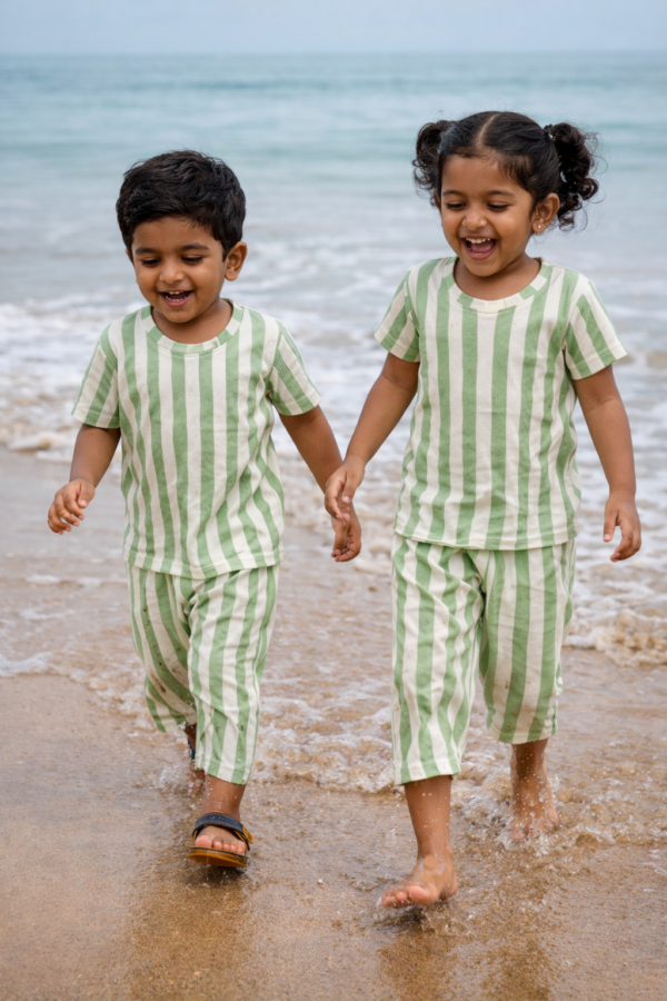 Copilot_20260706_234117 Mint Stripes Co‑ord Set – Breezy Comfort Edition