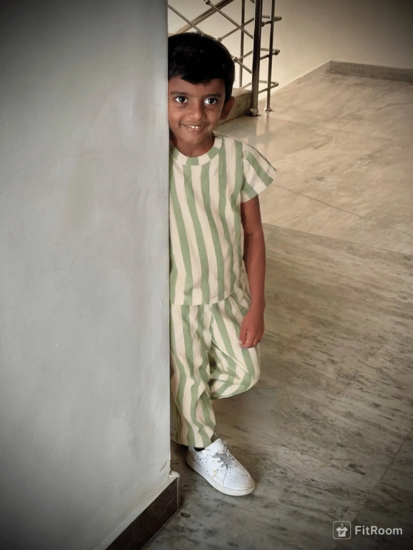 Co-ords Night suit with stripes