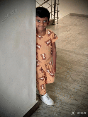 Co-ords Night suit with teddy print