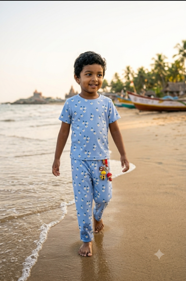 Ocean Bloom Co‑ord Set – Coastal Comfort Edition