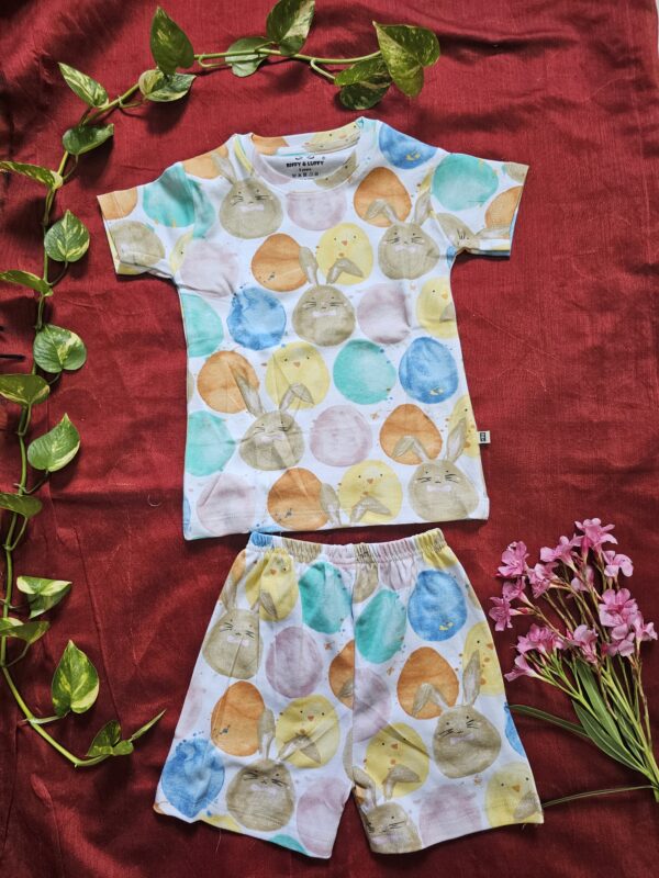 Co-ord short set (Colour rabbit)