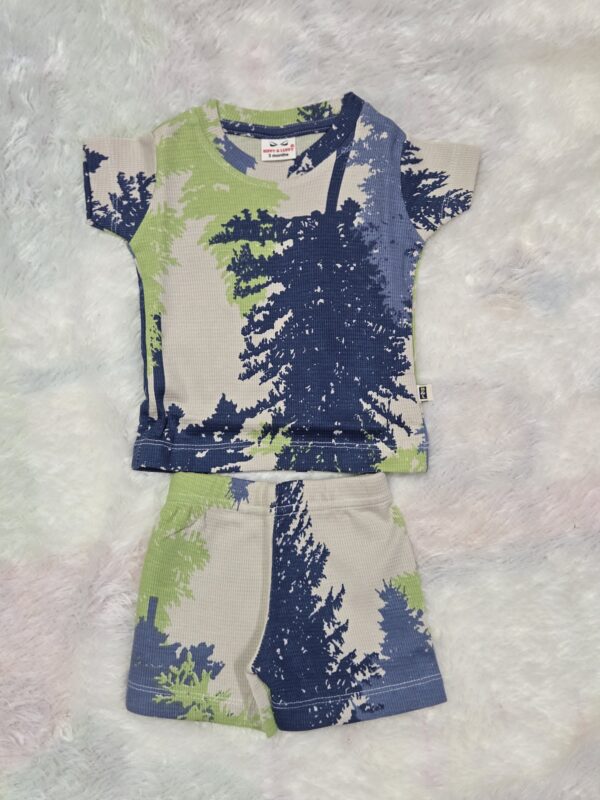 Co-ord short set (colour tree)