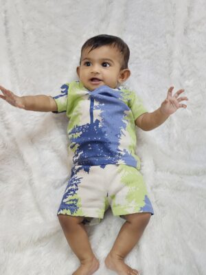 Co-ord short set (colour tree)