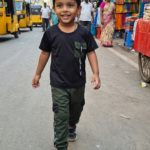 T-shirt and Jogger set (Black T-shirt Olive green jogger)