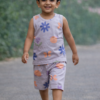 Copilot_20260625_124351 Lavender Floral & Butterfly Sleeveless Co‑ord Set