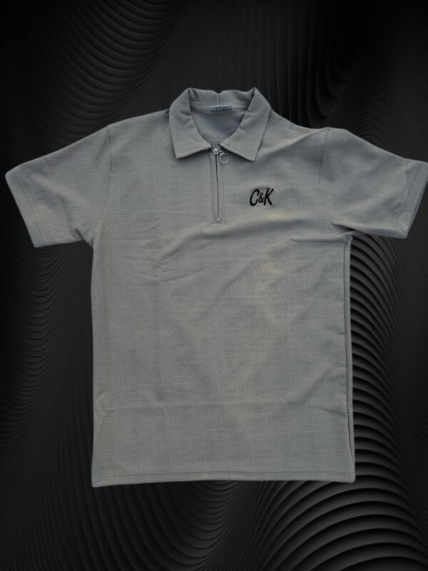 C&K Cream Jacquard T-shirt