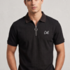 C&K black Jacquard T-shirt