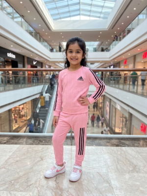 Adidas baby pink Co-ords set