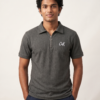 C&K Charcoal grey Jacquard T-shirt
