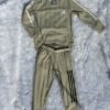 Adidas olive green Co-ords set