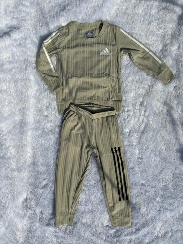 Adidas olive green Co-ords set