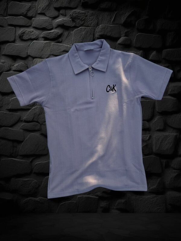 C&K Lilac Jacquard T-shirt