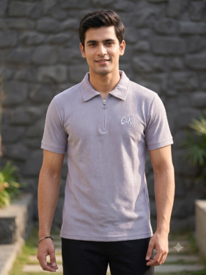 C&K Lilac Jacquard T-shirt