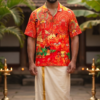 Kerala Heritage Mural Print Shirt – Onam Special
