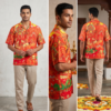 Kerala Heritage Mural Print Shirt – Onam Special